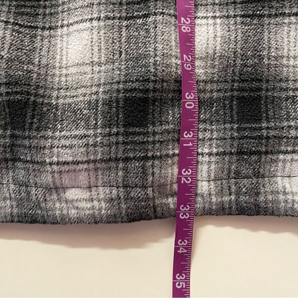 Thread & Supply Black Plaid Shirt Jacket Size XXL - Picture 8 of 10